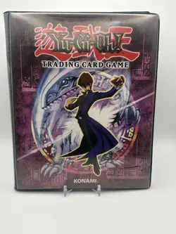 Yu-Gi-Oh 1996 Seto Kaiba Card Mini Binder Yugioh Black Purple - Image 1