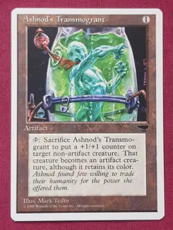 Magic The Gathering CHRONICLES ASHNOD'S TRANSMOGRANT artifact card MTG - Image 1