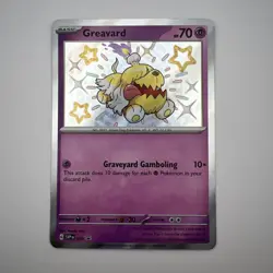 Greavard 070 Scarlet & Violet Black Star Promo Holo Pokemon Card English - Image 1