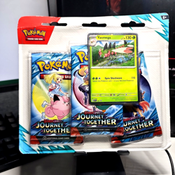 Journey Together 3 Pack Blister Random Promo Card Pokemon TCG - Image 1