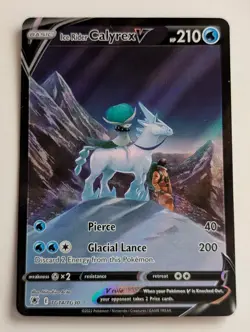 Ice Rider Calyrex V TG14/TG30 Astral Radiance Trainer Gallery Pokemon Card LP - Image 1
