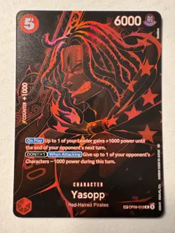One Piece Card OP12 Legacy of the Master SP Yasopp SP09-013 English Edition - Image 1