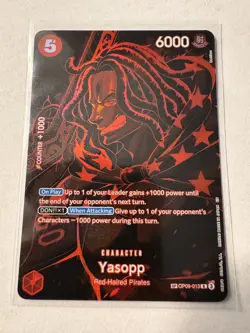 One Piece Card OP12 Legacy of the Master SP Yasopp SP09-013 English Edition - Image 3