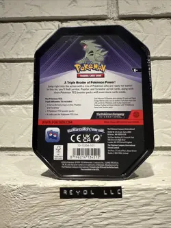 Pokemon TCG: Tyranitar Triple Whammy Collectors Tin (3 Card Packs) New Free Ship - Image 2