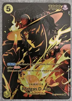 Portgas D. Ace Legacy of the Master One Piece Card SR/SP OP12 ST13-011 - Image 1