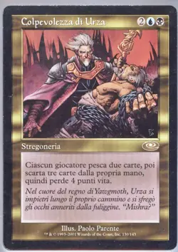 MTG MAGIC : COLPEVOLEZZA DI URZA CARTA IN LINGUA ITALIANA (501) - Image 1