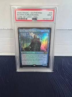 PSA 9 2020 MTG Core Set 2021 Barrin, Tolarian Archmage Foil - Image 1