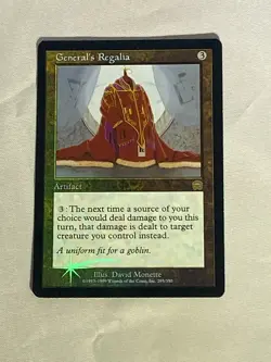 MTG FOIL General's Regalia Mercadian Masques Magic the Gathering - Image 1