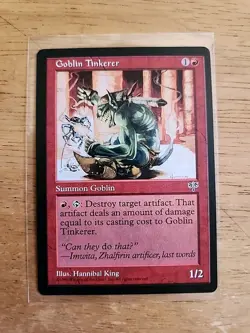 Goblin Tinkerer - Mirage - MTG Magic - Common - Red Creature - Image 1