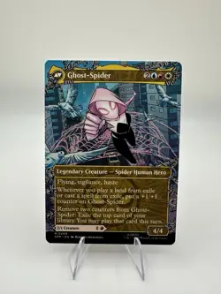 Gwen Stacy / Ghost-Spider - Borderless Marvel Spiderman Magic The Gathering 209 - Image 2