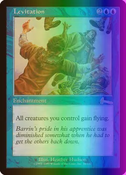 MTG Magic the Gathering Levitation (35/143) Urza's Legacy MP FOIL - Image 1