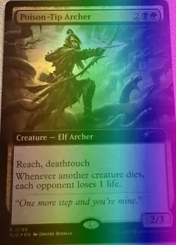 MTG Poison-Tip Archer (788/2166) Secret Lair Drop Series LP FOIL - Image 1