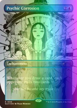 Psychic Corrosion (Rainbow Foil) (1669b/2166) Secret Lair Drop Series NM FOIL - Image 1