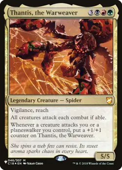 MTG Magic the Gathering Thantis, the Warweaver (C18-46/3034) The List NM - Image 1