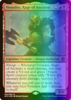 Vrondiss, Rage of Ancients (Thick) (4t/4) OAFC LP FOIL - Image 1