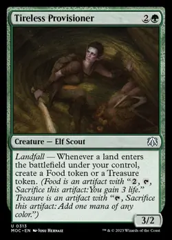 MTG Tireless Provisioner (313/542) March of the Machine Commander NM - Image 1