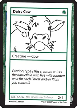MTG Magic the Gathering Dairy Cow (337/390) Mystery Booster 2 NM - Image 1