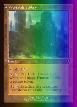 MTG Magic the Gathering Westvale Abbey (474/612) Innistrad Remastered NM FOIL - Image 1