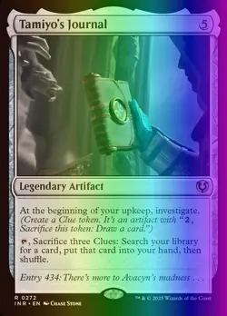 MTG Magic the Gathering Tamiyo's Journal (272/612) Innistrad Remastered LP FOIL - Image 1