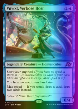 MTG Magic the Gathering Vnwxt, Verbose Host (73/568) Aetherdrift NM FOIL - Image 1