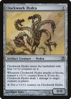 MTG Magic the Gathering Clockwork Hydra (55/80) DD Elspeth vs. Tezzeret LP - Image 1