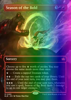 MTG Magic the Gathering Season of the Bold (285/452) Bloomburrow NM FOIL - Image 1