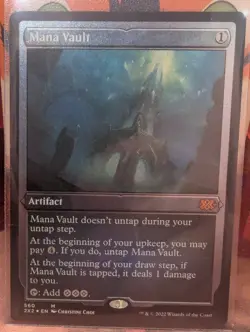 MTG Mana Vault Foil Etched Double Masters 2022 Print Error - Image 1