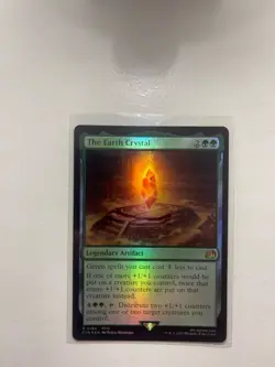 MTG The Earth Crystal - Foil ~ English Final Fantasy 0184 - Image 1