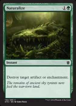 MTG - Naturalize - Khans of Tarkir - NM, English Magic FLAT RATE SHIP - Image 1