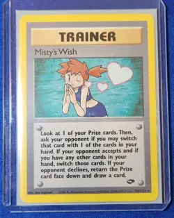 Pokemon - Misty's Wish - Rare 108/132 - 1999 Gym Challenge - Image 1