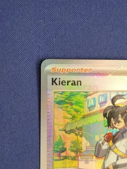 Pokemon TCG Kieran 113/131 Pokeball Right Texture Shift Error Prismatic Evo NM - Image 4