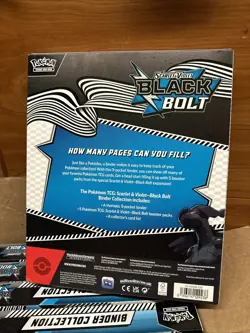 POKEMON SCARLET & VIOLET: BLACK BOLT BINDER COLLECTION 6-BOX CASE - Image 3