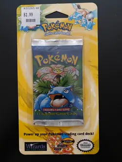 Pokemon Blister Pack 1st Edition Base Set 1999 Venusaur Booster Pack - Image 1