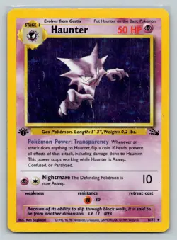 Haunter Holo 06/62 MP-HP - Pokemon Fossil 1st Edition (695) - Image 1