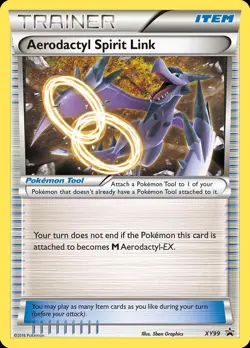 Pokemon Aerodactyl Spirit Link (XY99/211) XY Black Star Promos LP - Image 1