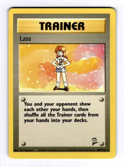 1999 Pokemon Base Lass #75 R NM - Image 1