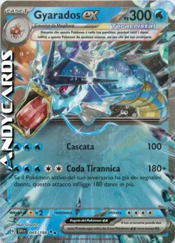 GYARADOS ex 045/198 • Rara Holo Foil • Scarlatto e Violetto SV POKEMON - Image 1