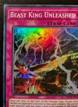Beast King Unleashed MP22-EN171 1st Edition Super Rare Pharaoh's Gods Yu-Gi-Oh! - Image 2