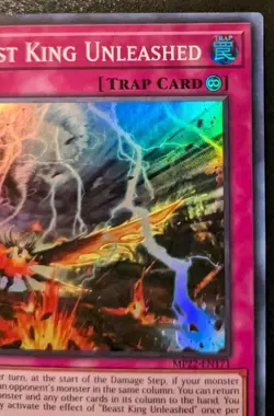 Beast King Unleashed MP22-EN171 1st Edition Super Rare Pharaoh's Gods Yu-Gi-Oh! - Image 3