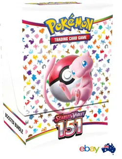 SEALED Pokemon Scarlet Violet 151 Booster Bundle Trading Card Hobby Collectible - Image 1