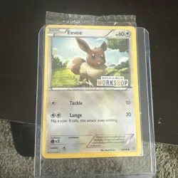 New & Sealed Build a Bear Workshop Pokemon Card EEVEE original Promo - Image 1