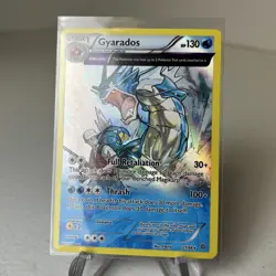 Pokemon Gyarados TGC Full Art Holo Card 21/98 XY Ancient Origins 2015 - Image 1