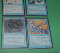 MTG THE DARK LEGENDS Air Elemental blue FBB foreign black border Magic Card - Image 1