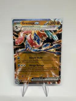 Pokemon TCG Greninja EX SV-Twilight Masquerade Holo Double Rare Card 106/167 - Image 1