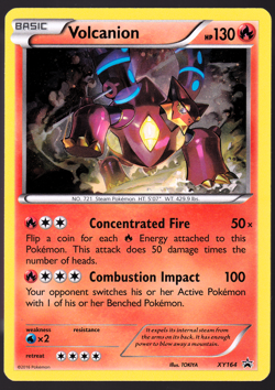 Volcanion XY164 XY Promo Holo 2016 Pokemon TCG Card NM - Image 1
