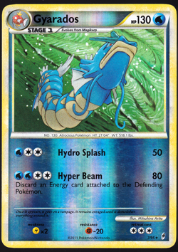 Gyarados 7/95 Reverse Holo Call of Legends Pokemon Card TCG 2011 NM - Image 1