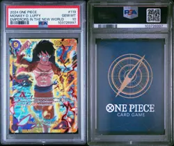One Piece Card Game OP09-119 Monkey D. Luffy SEC Emperors in the New World PSA10 - Image 3