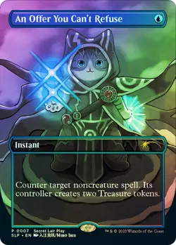MTG FOIL An Offer You Can't Refuse Secret Lair Play Borderless - Secret Lair #7 - Image 1