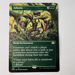 Magic The Gathering Mtg Arboria Borderless Dominaria Remastered Excellent Rare - Image 1