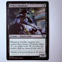 Magic The Gathering Mtg Pitiless Plunderer Jumpstart Foundations 25 - Image 1